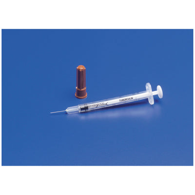 Cardinal Health Monojecttm Softpack Tuberculin Syringes - 25G with Permanently Attached Needle