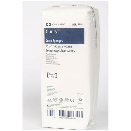 Cardinal Health Curitytm Cover Sponges - Non-Sterile 4" x 4"