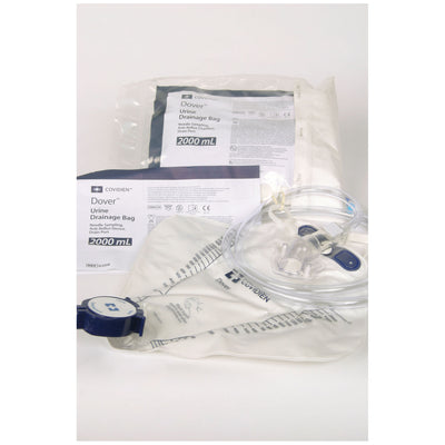 Cardinal Health Dovertm Drain Bags - Anti-Reflux Chamber & SplashGuard II Spout