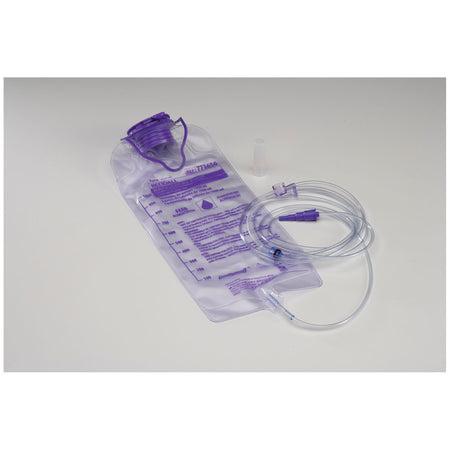 Cardinal Health Kangaroo ePUMP & Joey Enteral Feeding Pump Set - Safety Screw Spike Set with Flush Bag
