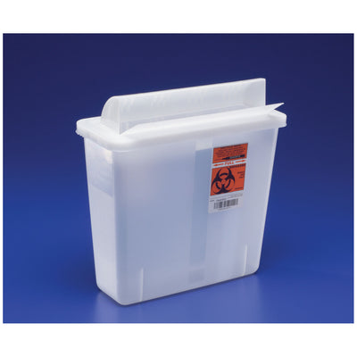 Cardinal Health In-Room Containers with Always-Open Lids - Clear