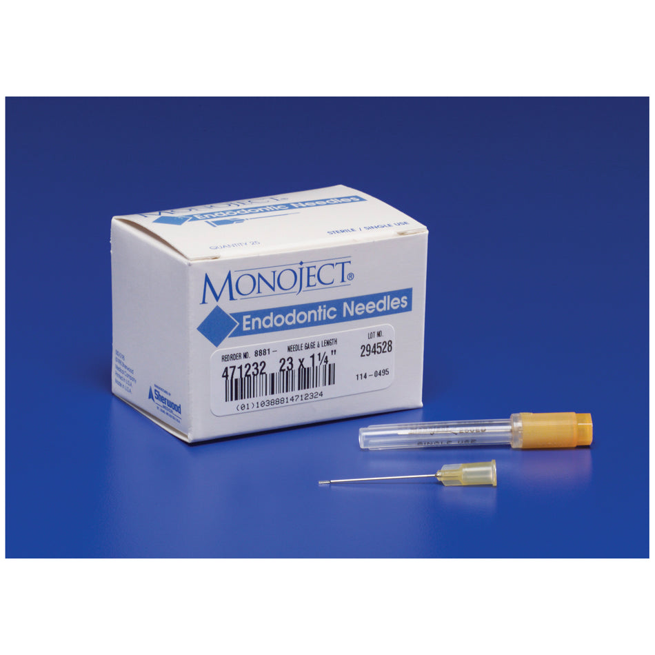 Cardinal Health Monojecttm 471 Endodontic Irrigation Needles - 23G