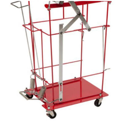 Cardinal Health Sharpsafetytm Carts & Floor Brackets - Foot Pedal Carts (Hinged Lid) for 12 & 18 Gal Containers