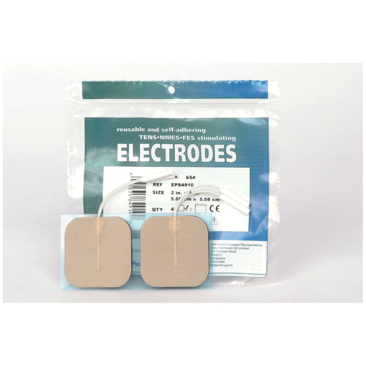Cardinal Health Re-Ply Stimulating Electrodes - Square