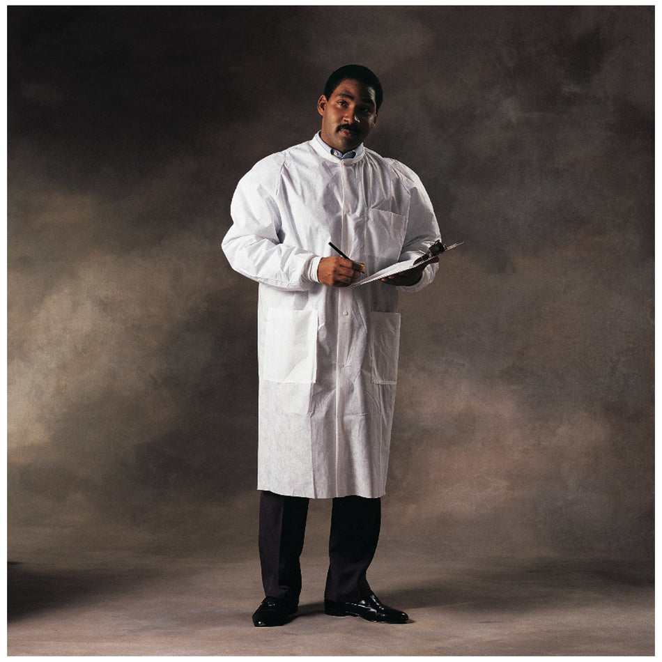 Halyard Basic Plus Lab Coat - White