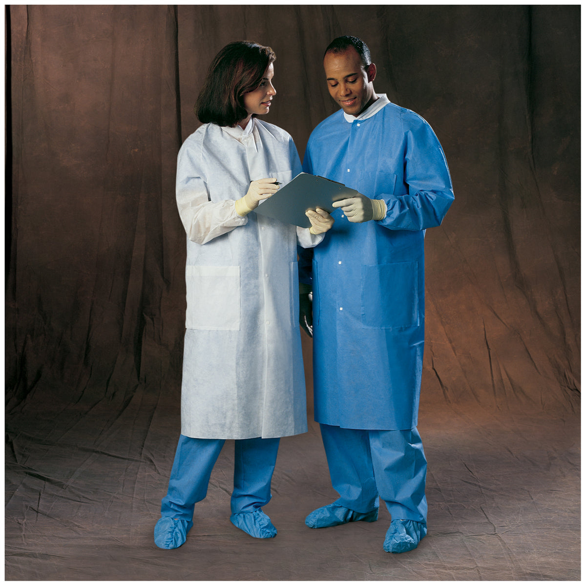 Halyard Basic Plus Lab Coat - White