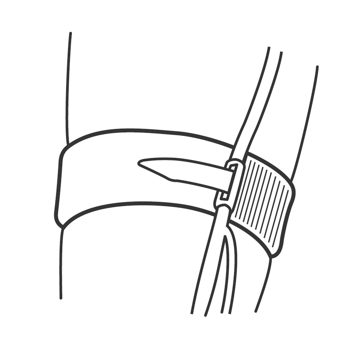 Halyard Catheter Leg Strap