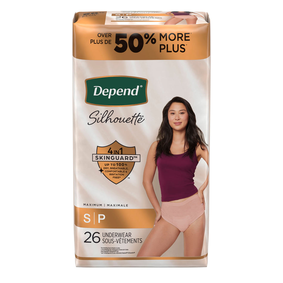Kimberly-Clark Dependtm Silhouette Maximum Briefs - Underwear