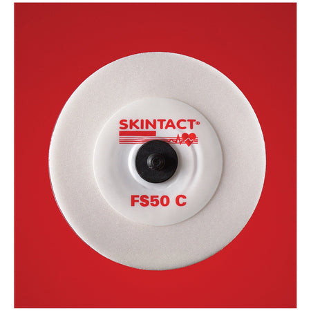 Leonhard Lang Skintact Stress Test & Holter ECG Electrodes - Radio Translucent, Foam, Carbon Stud