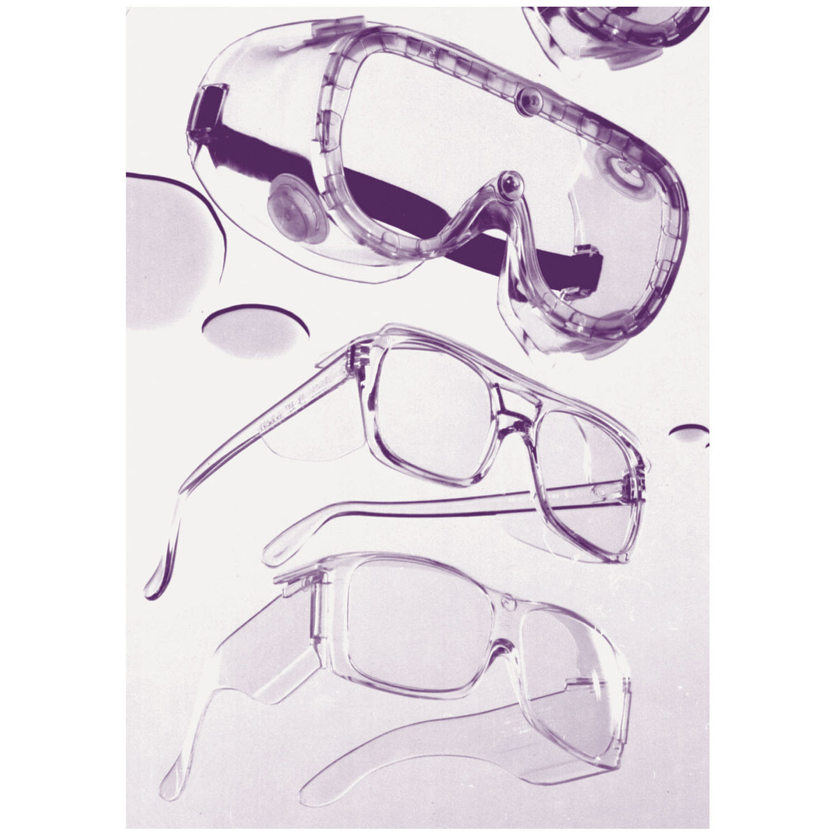 Medegen Vision Tek Protective Eyewear Goggles - Heavy-Duty Safety Goggles