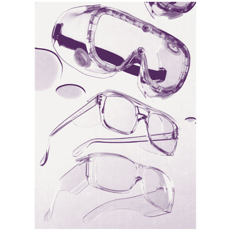 Medegen Vision Tek Protective Eyewear Goggles - Heavy-Duty Safety Goggles