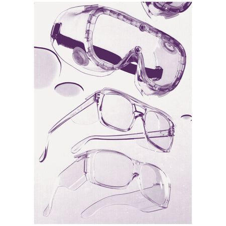 Medegen Vision Tek Protective Eyewear Goggles - Safety Spectacles/Goggles