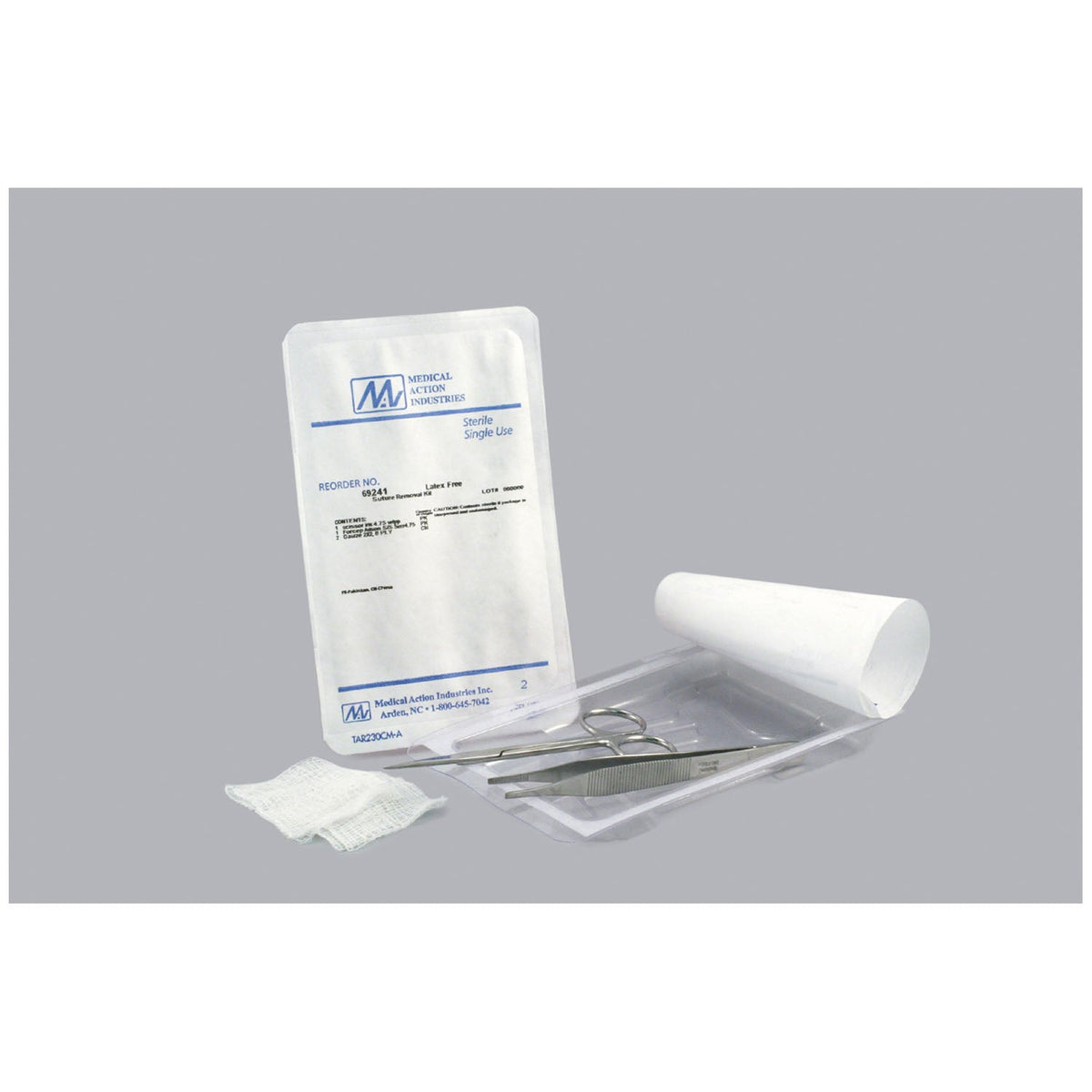 Medical Action Suture Removal Kits - Standard Forceps