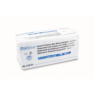 Medicom General Purpose Sponges - 4" x 4"
