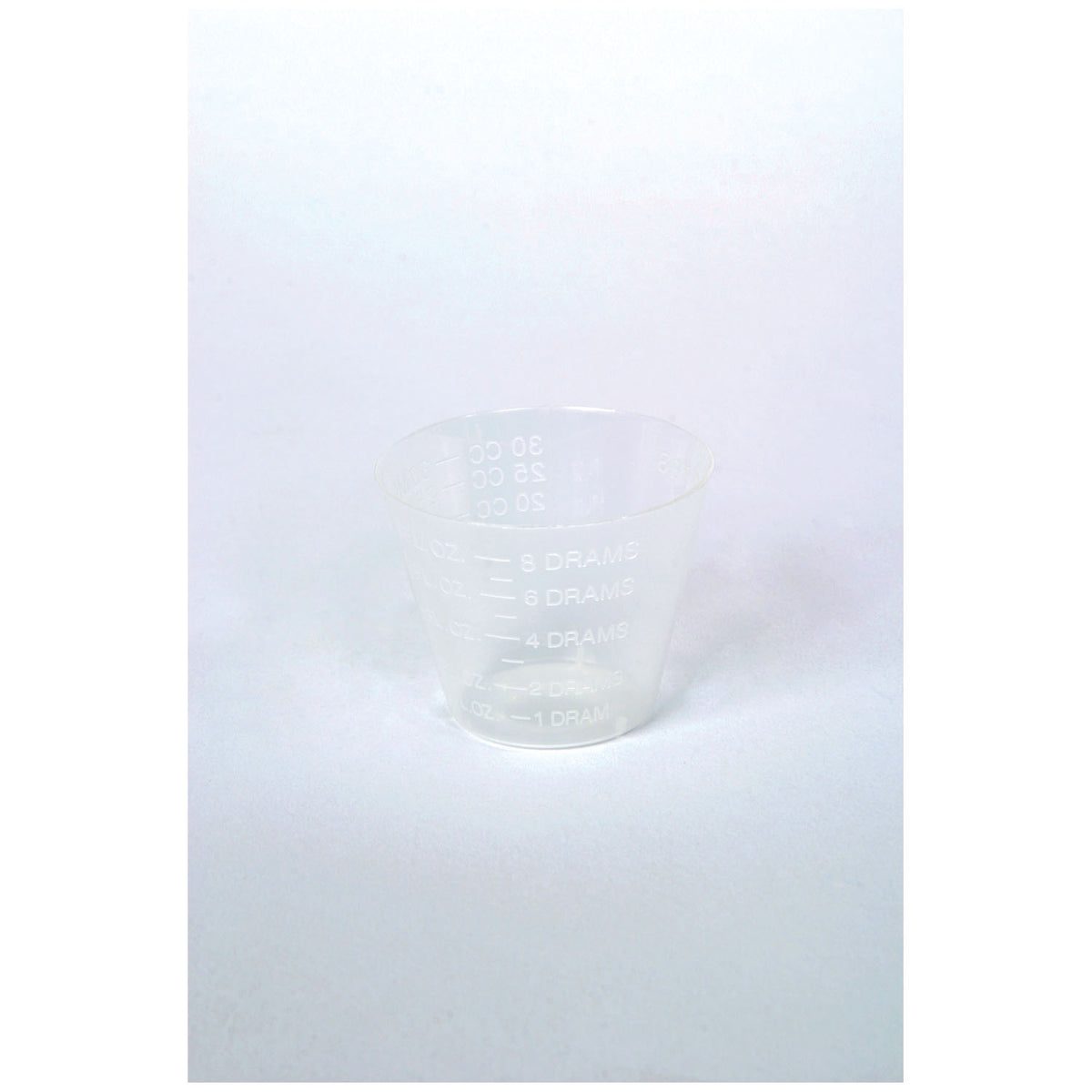 Medegen Disposable Medicine Cups - 1 oz - Unbreakable Translucent Polypropylene