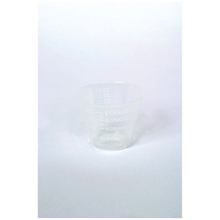 Medegen Disposable Medicine Cups - 1 oz - Unbreakable Translucent Polypropylene