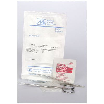 Medical Action Suture Removal Kits - Littauer Scissors and Thumb Forceps