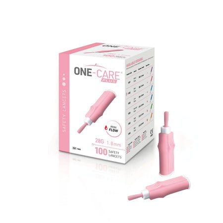Medivena One-Care Plus Safety Lancets - 28G