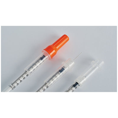 Medivena One-Care Insulin Safety Syringe - 0.5 ml