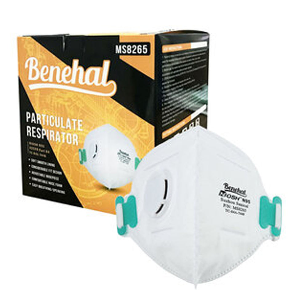 Medivena Benehal N95 Surgical Respirator - Foldable Design W/ Valve