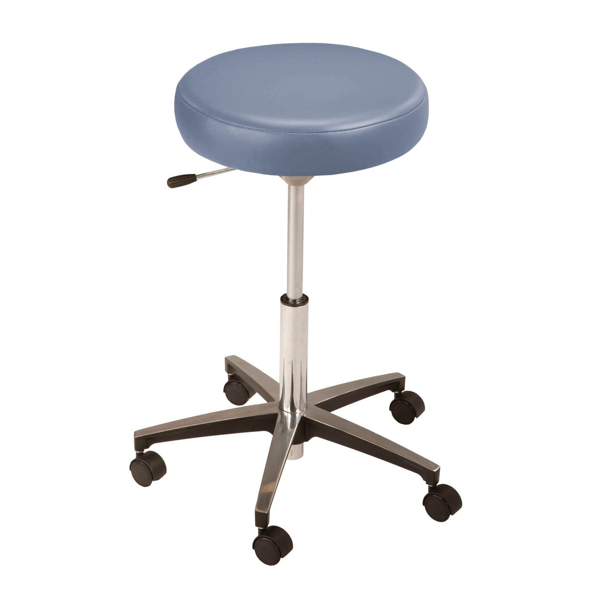 Mti Stool - Pneumatic Hand Operated - Chrome Base Without Backrest