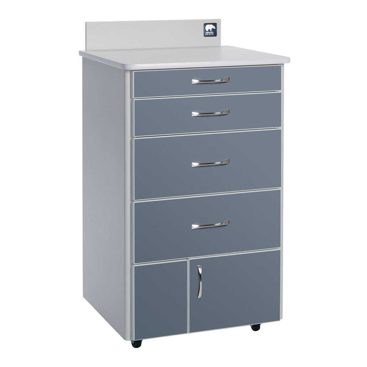 Mti Mobile Cabinet - 4-Drawer, 2-Door, with Locks – image 4