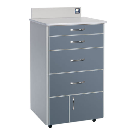 Mti Mobile Cabinet - 4-Drawer, 2-Door, with Locks – image 3