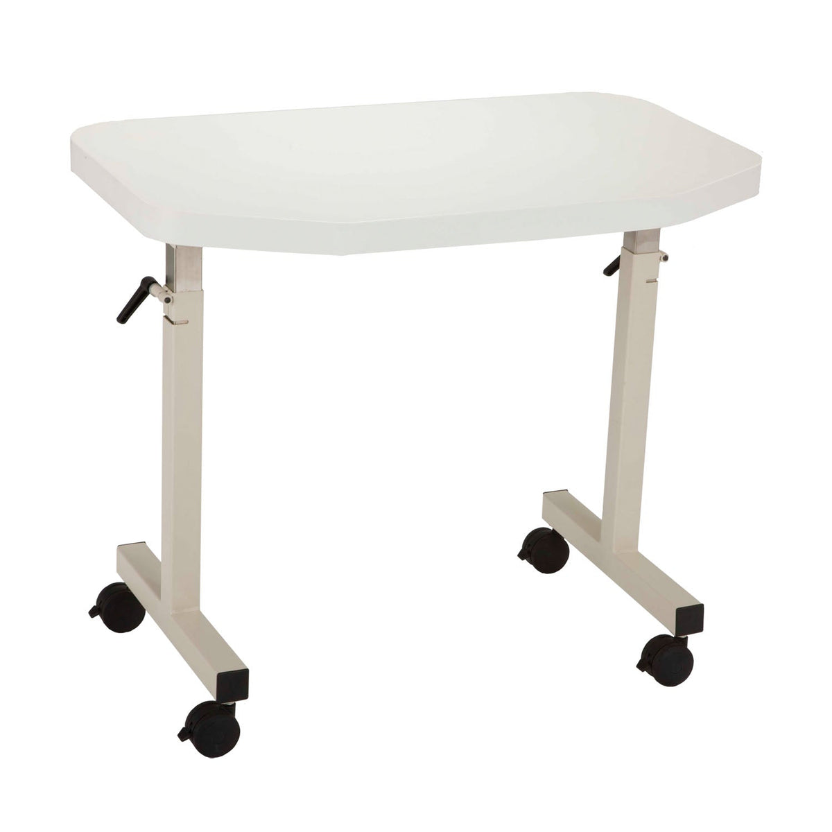 Mti Instrument Table - Laminate-Crystal Finish with Edge Guard, Pull Out Tray
