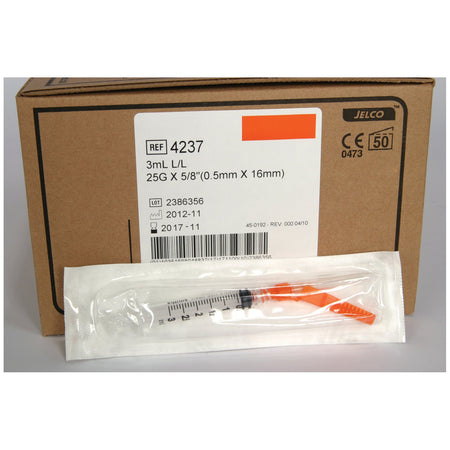 ICU Medical Hypodermic Needle-PRO Safety Needles W/Syringe - 25G