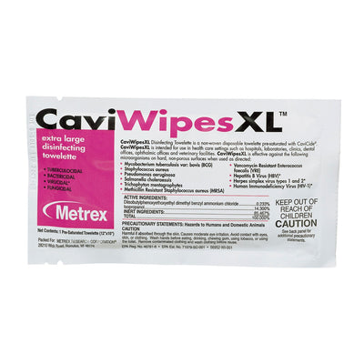 Metrex Caviwipestm Disinfecting Towelettes - Single Box