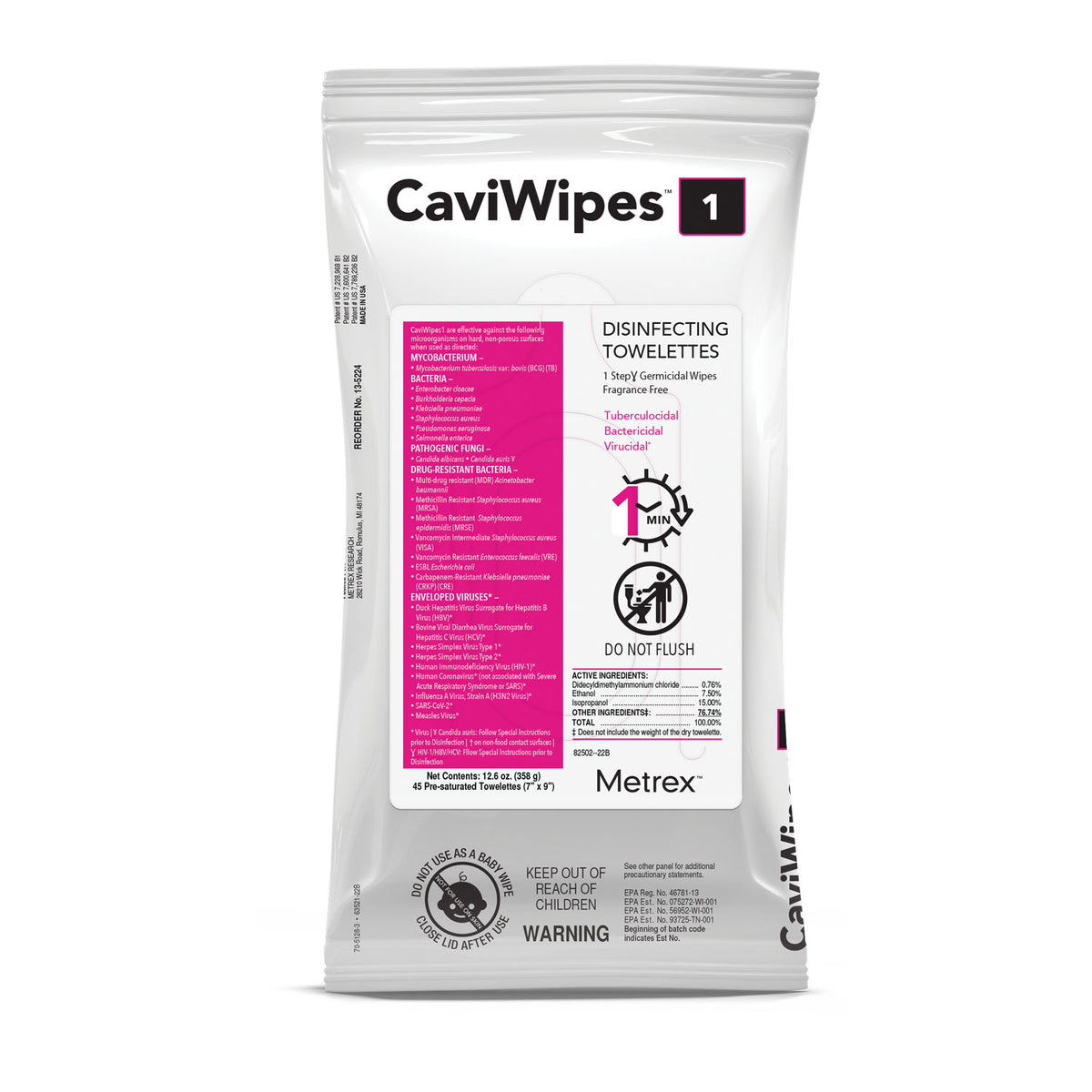 Metrex CAVIWIPES1TM Surface Disinfectant – image 3