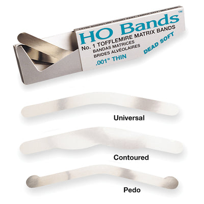 Microbrush Ho Bandstm Tofflemire Matrix Bands - Regular #2 Mod Wide