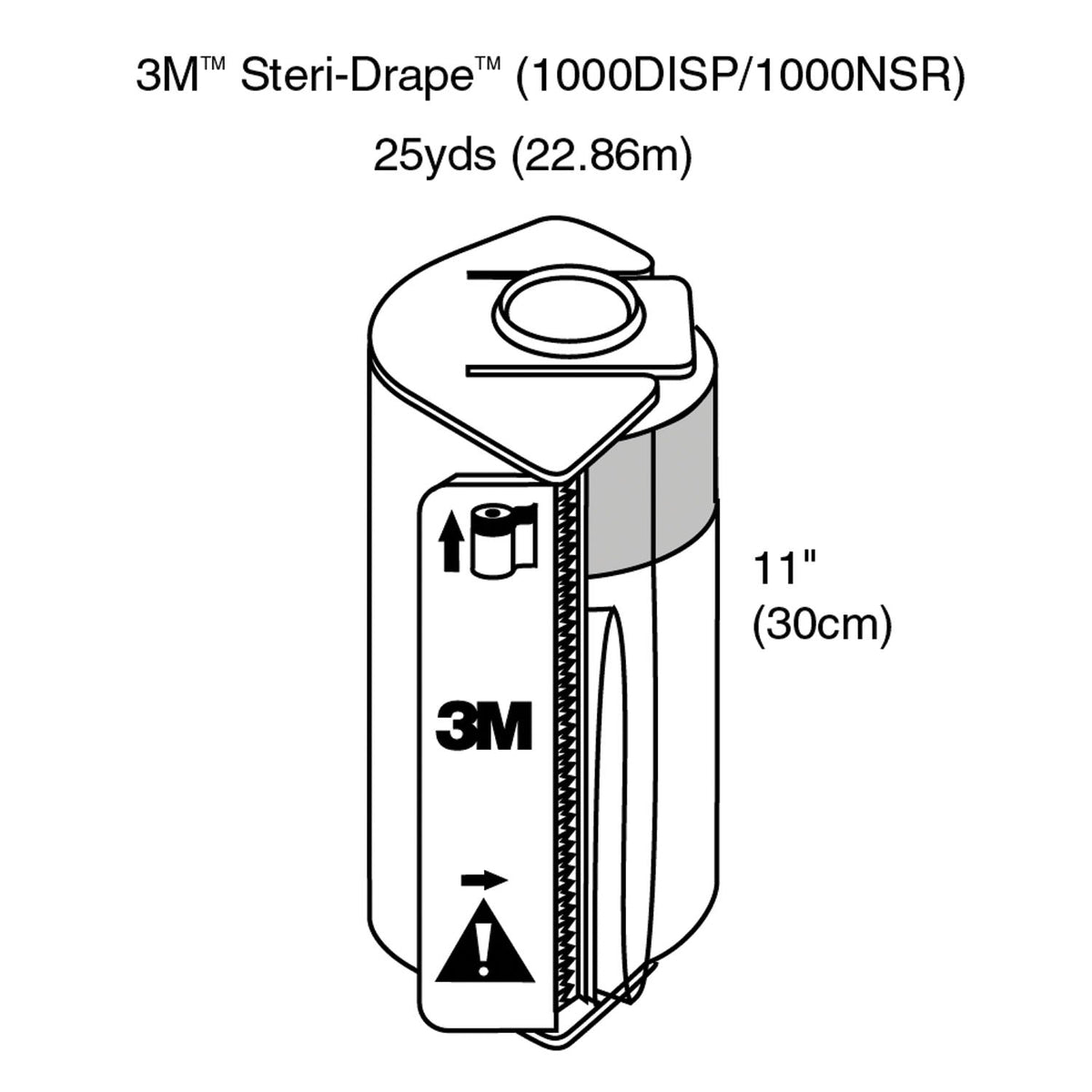 Solventum Steri-Drapetm Towel Drapes - Roll Prep, 8/CS