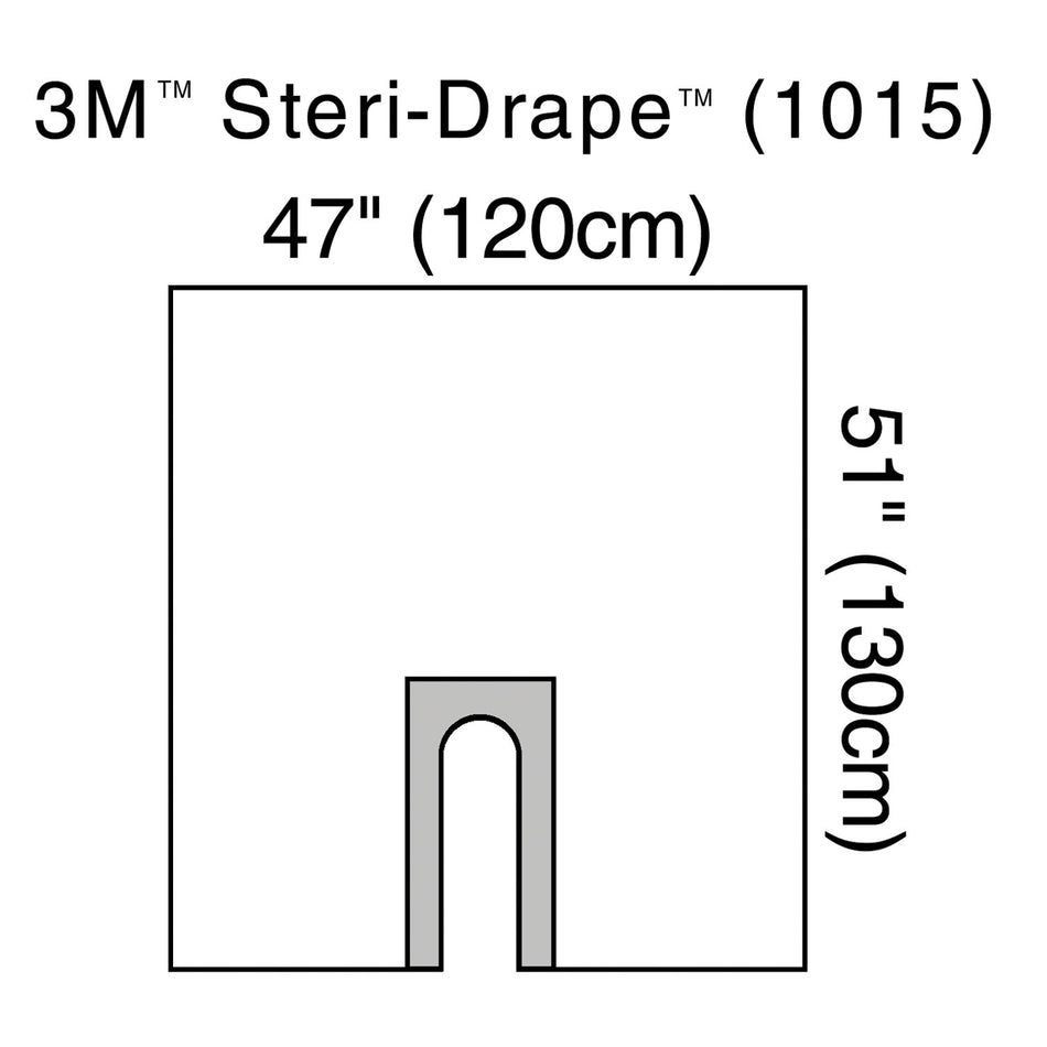 Solventum Steri-Drapetm U-Drapes - U-Slot Aperture