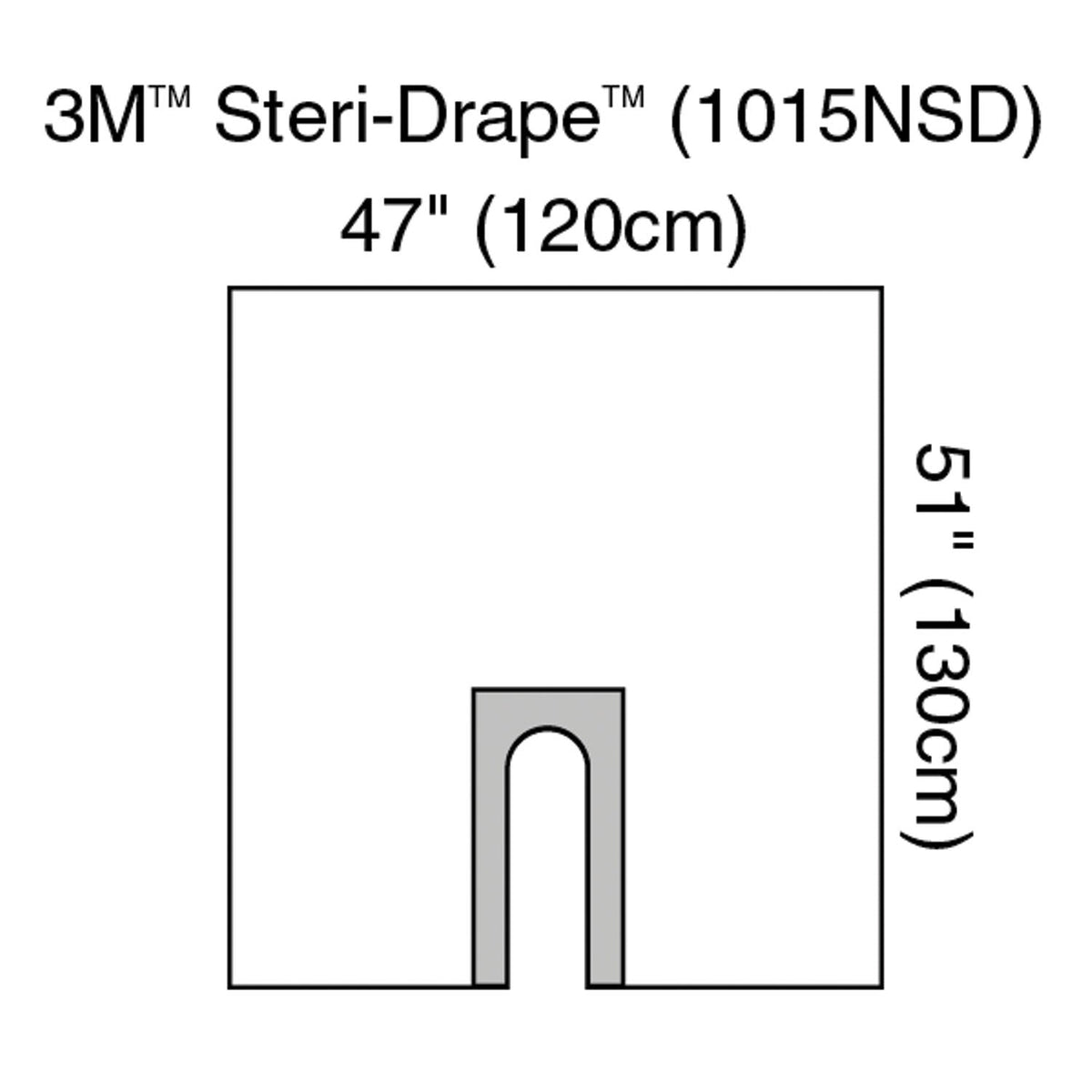 Solventum Steri-Drapetm U-Drapes - Non-Sterile
