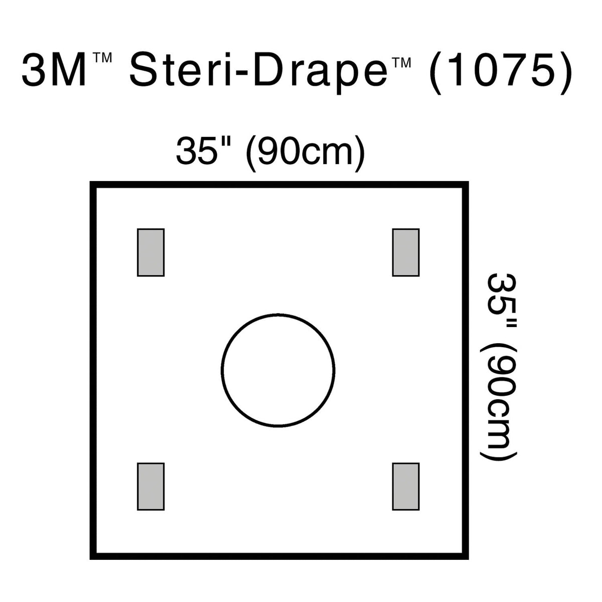 Solventum Steri-Drapetm Wound Edge Protector - 4 Adhesive Patches