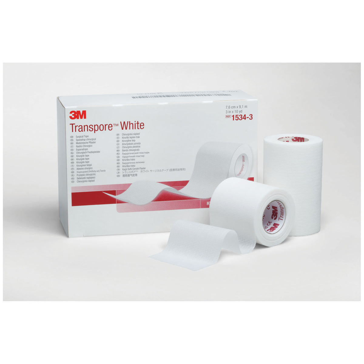 Solventum Transporetm White Dressing Tape - Standard Rolls – image 3