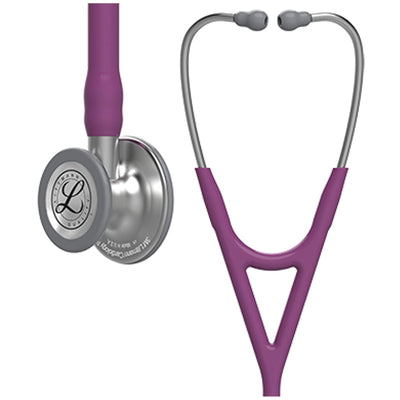 Solventum Littmann Cardiology Ivtm Stethoscope - High Polish Finish, Plum Tube