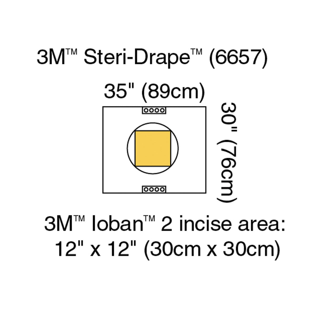 Solventum Steri-Drapetm Cesarean-Section Pouches with Ioban 2 Incise Film