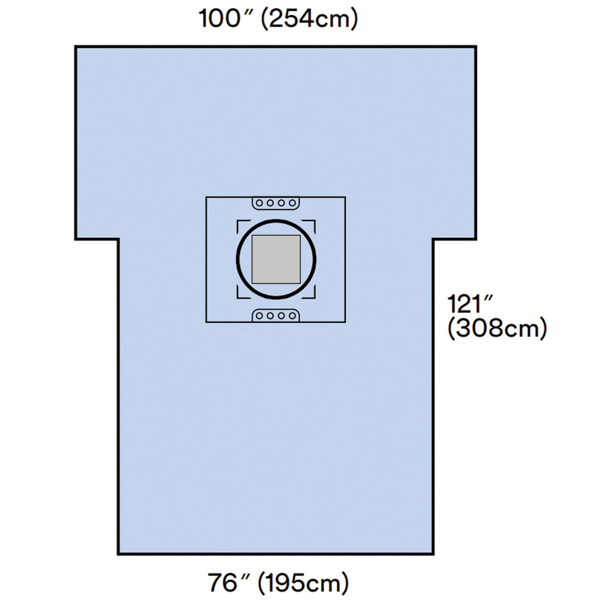 Solventum Steri-Drapetm Cesarean-Section Sheets & Pouches with Incise Pouch - Large Size