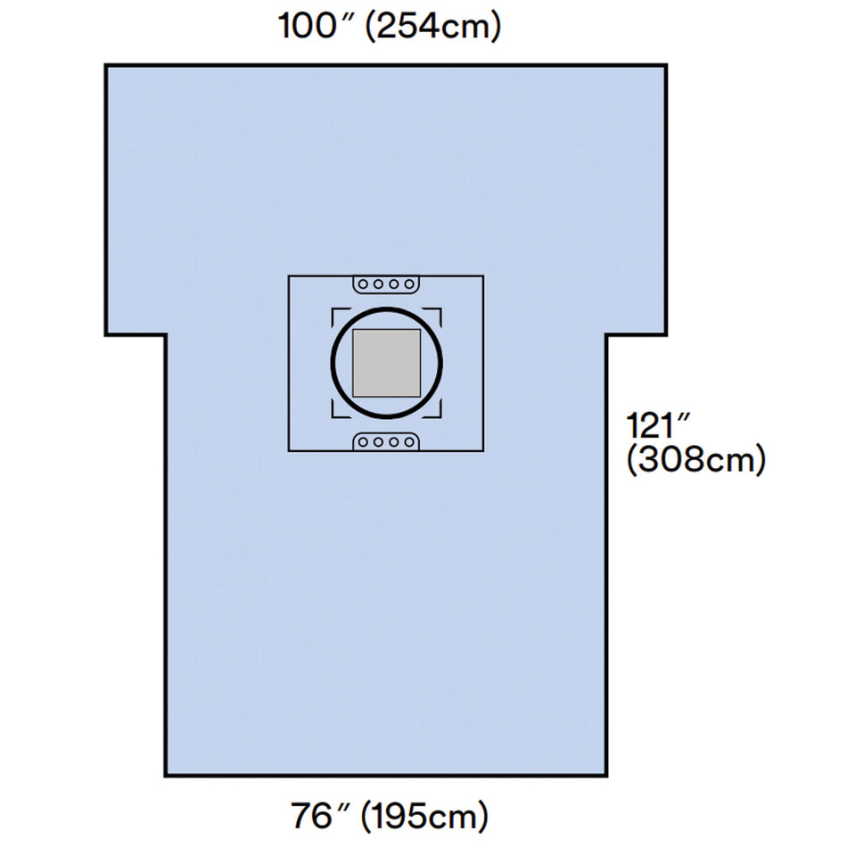 Solventum Steri-Drapetm Cesarean-Section Sheets & Pouches with Incise Pouch - Large Size