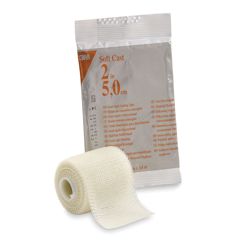 Solventum Scotchcasttm Soft Cast Casting Tape - White