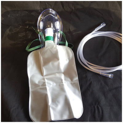 Med-Tech Oxygen Masks - Total Non-Rebreather - Adult - Elongated