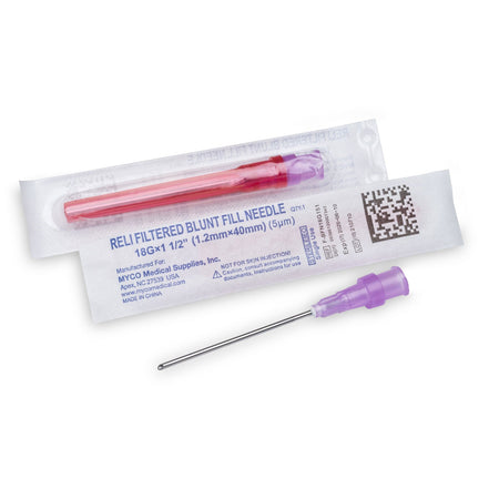 Myco Reli Blunt Fill Needles with Filter - 20G