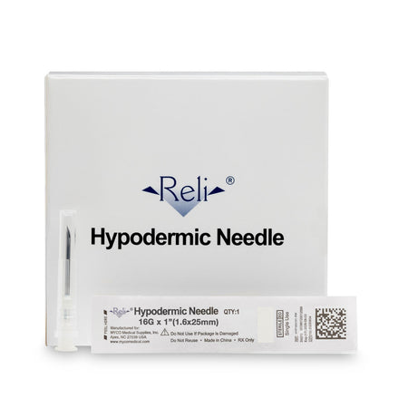 Myco Reli Conventional Hypodermic Needles - Regular Wall (16G)