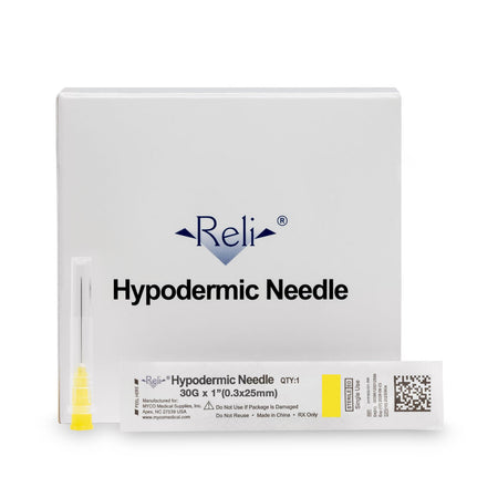 Myco Reli Conventional Hypodermic Needles - Regular Wall (30G)