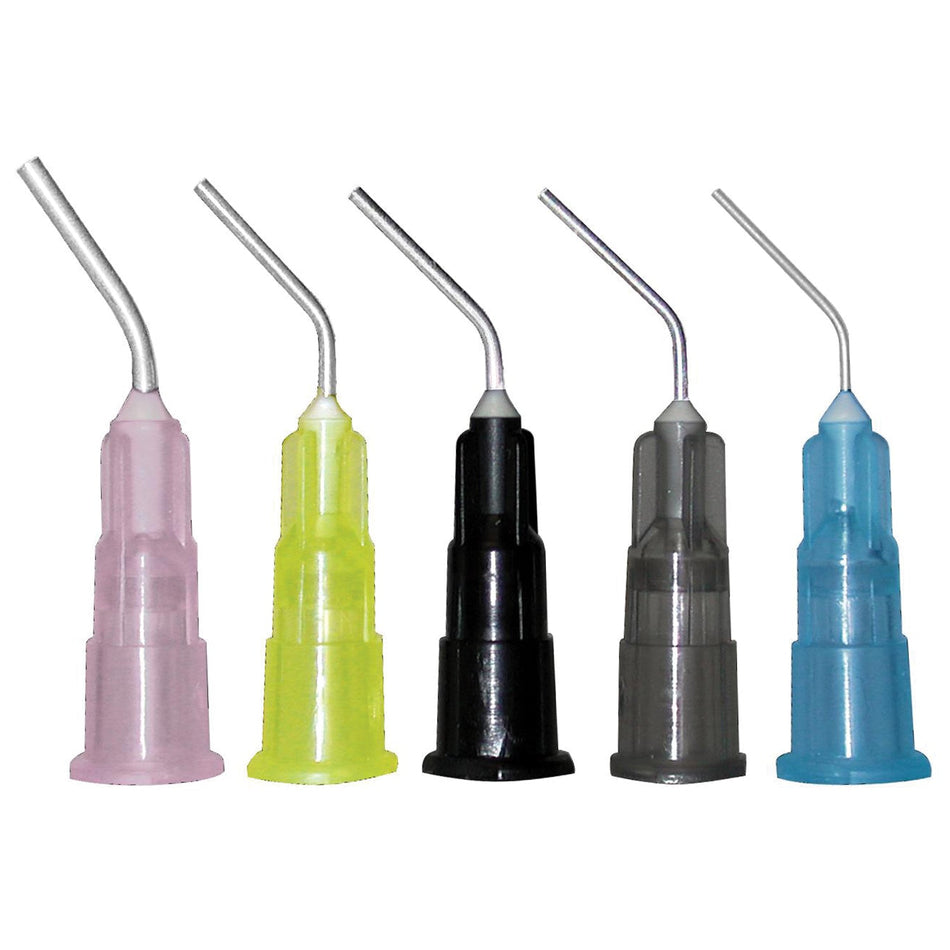 Mydent Defend+plus Pre-Bent Dispensing Tips - 20 Gauge