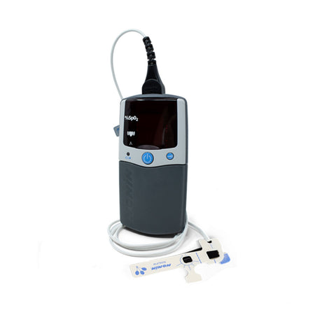Nonin Palmsat 2500A Series Handheld Pulse Oximeter with Alarms - Infant Flex Sensor