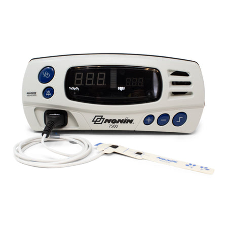 Nonin Model 7500 Tabletop Pulse Oximeters - Neonate Flex Sensor