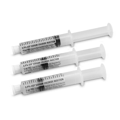 Nurse Assist Stericare Irrigation Kits, Trays & Syringes - 10 mL Saline, 12 mL Syringe